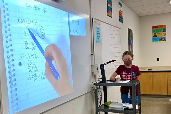 Middle school student